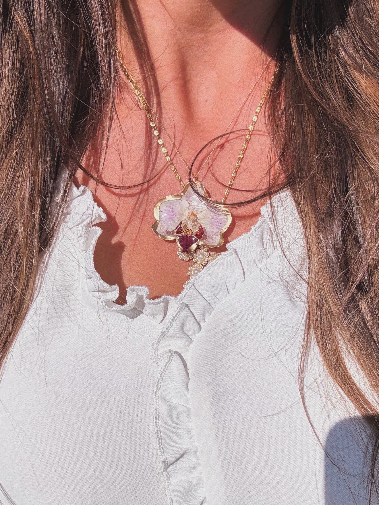The Chloe Orchid Necklace