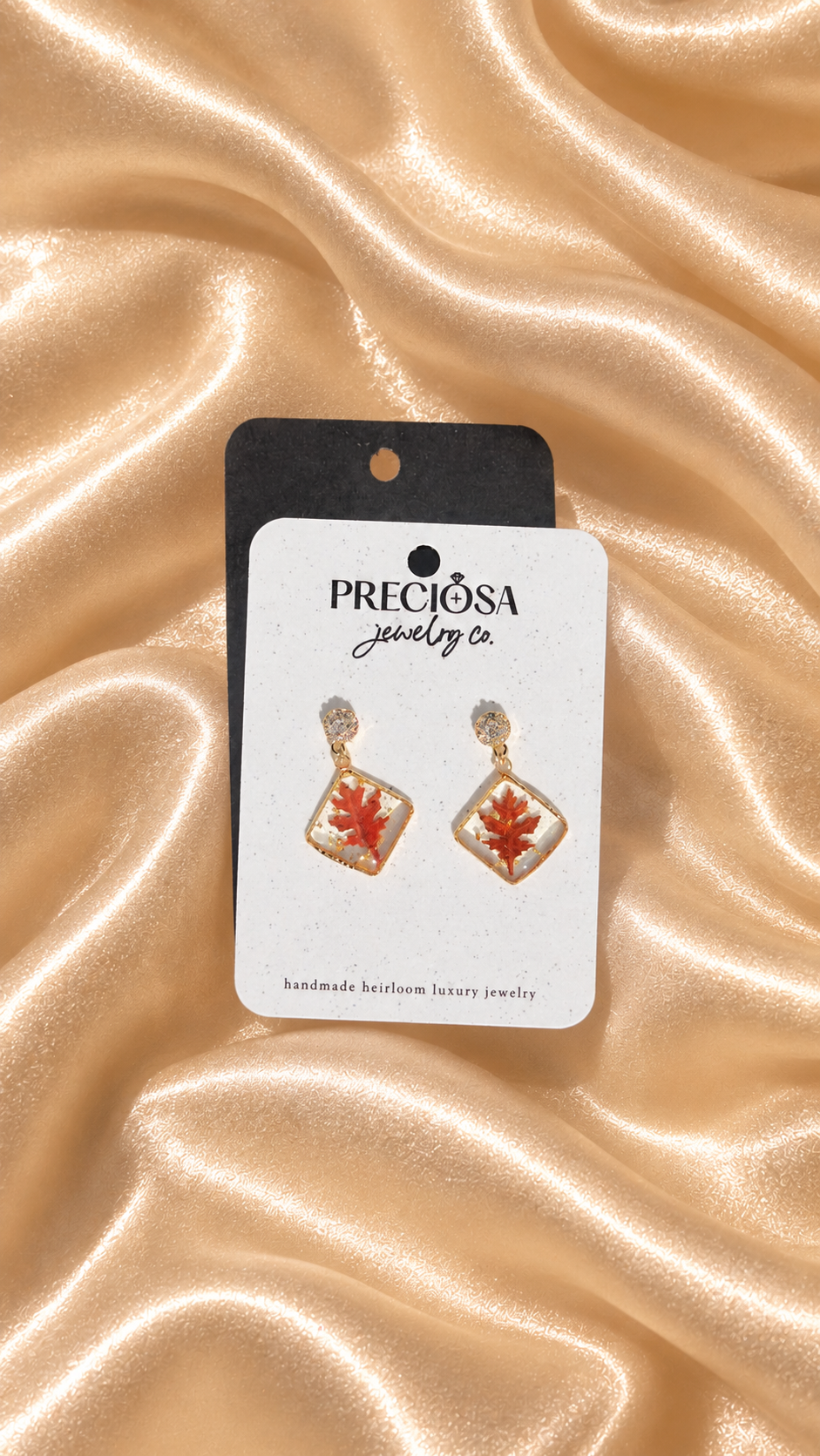 Maple Leaf Drops - Preciosa Jewelry Co.
