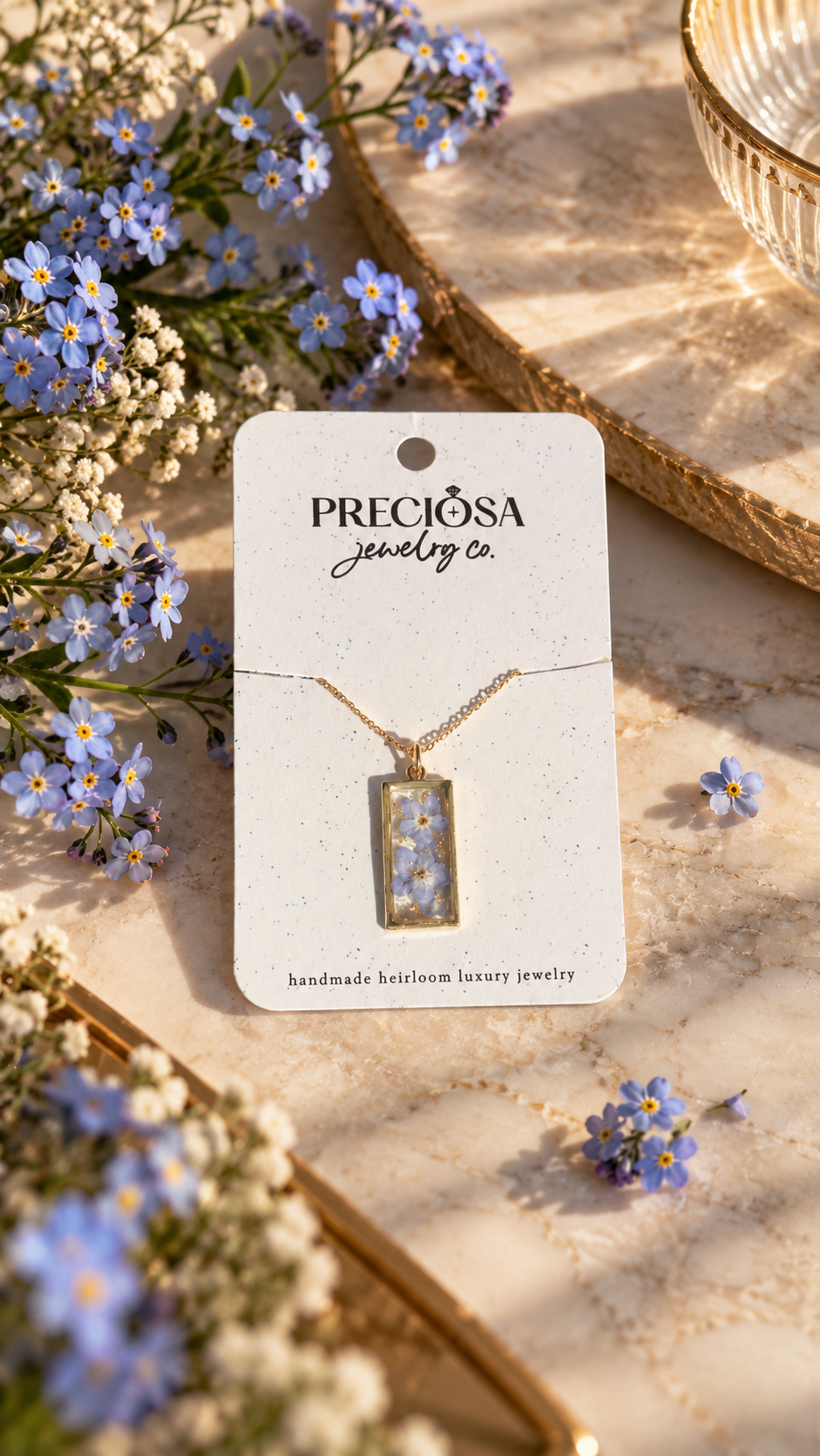 Forget Me Not Sapphire Heirloom - Preciosa Jewelry Co.