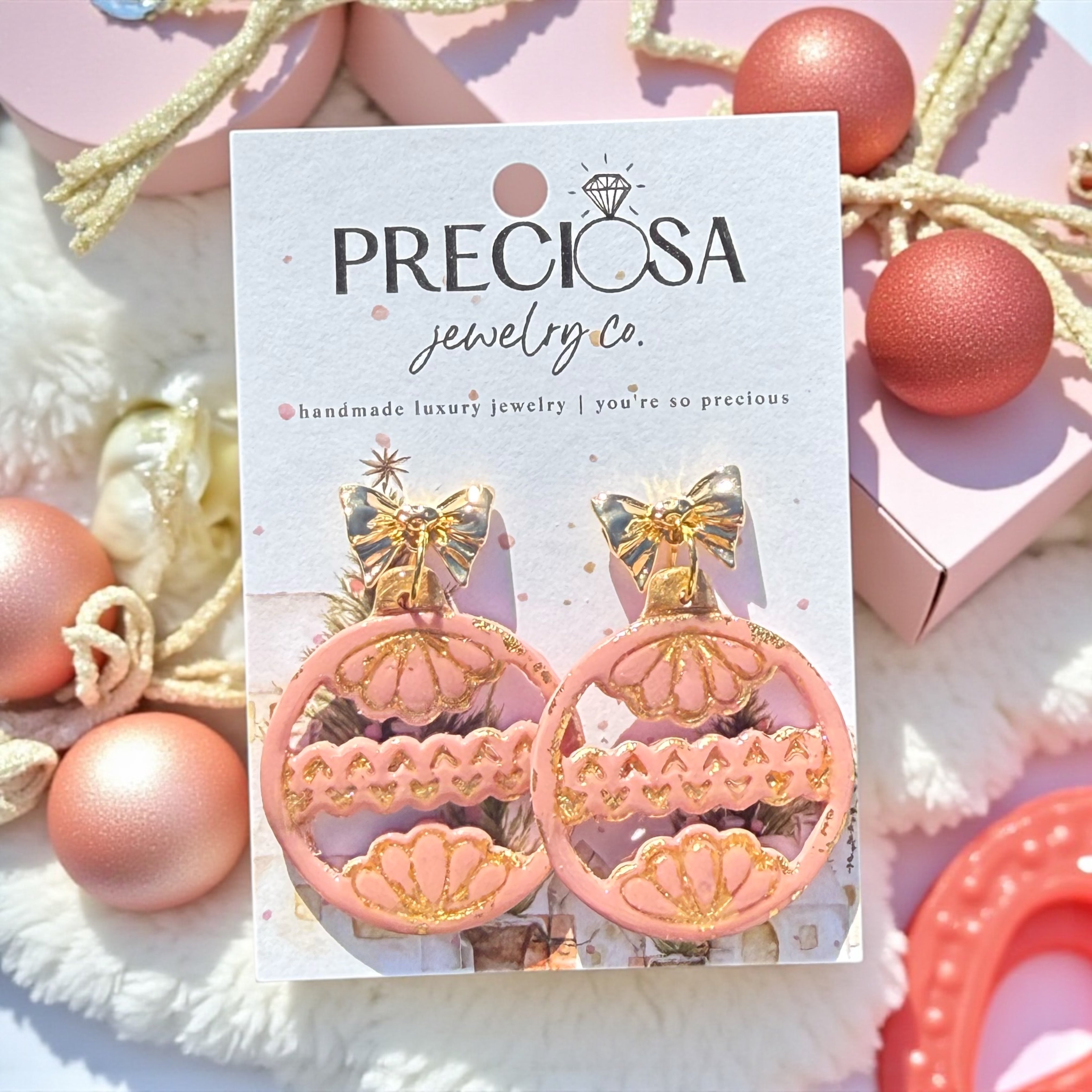 Pink Christmas Ornaments