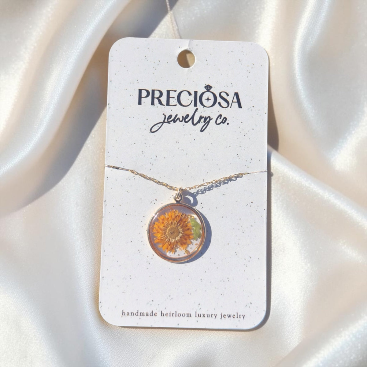 Golden Hour Wildflower Necklace - Preciosa Jewelry Co.