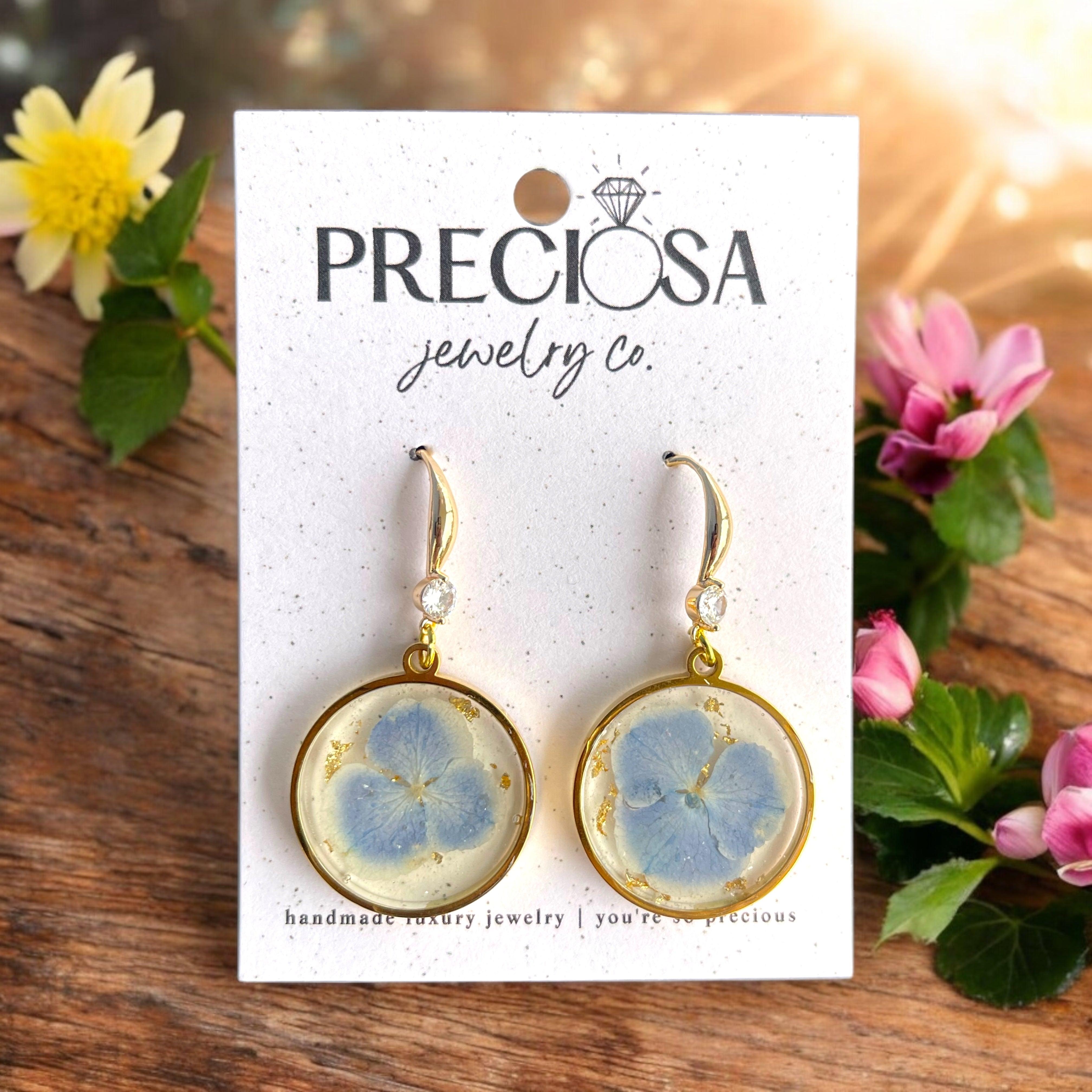 Pressed Hydrangea Blooms