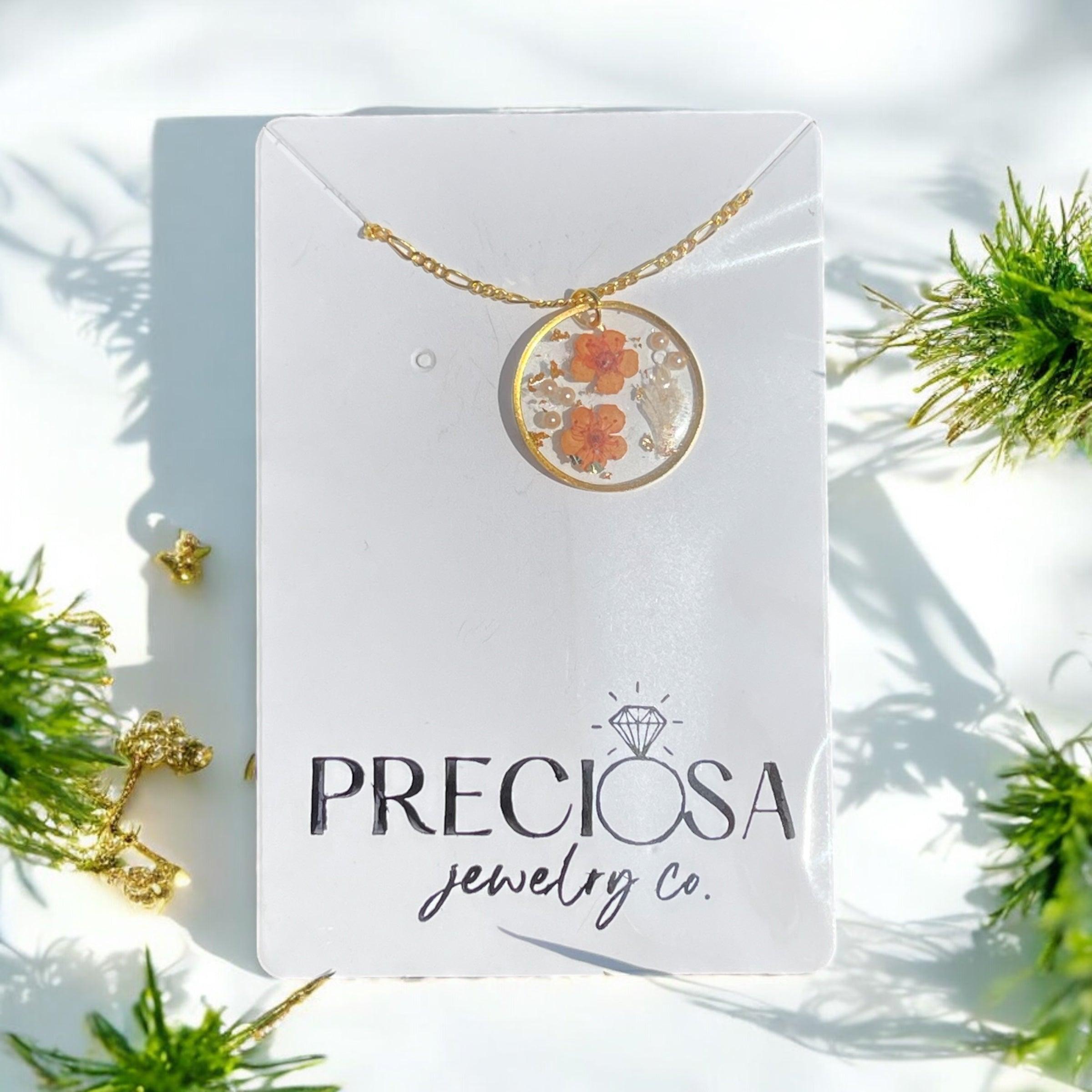 Lil Miss Tangerine Petals Necklace