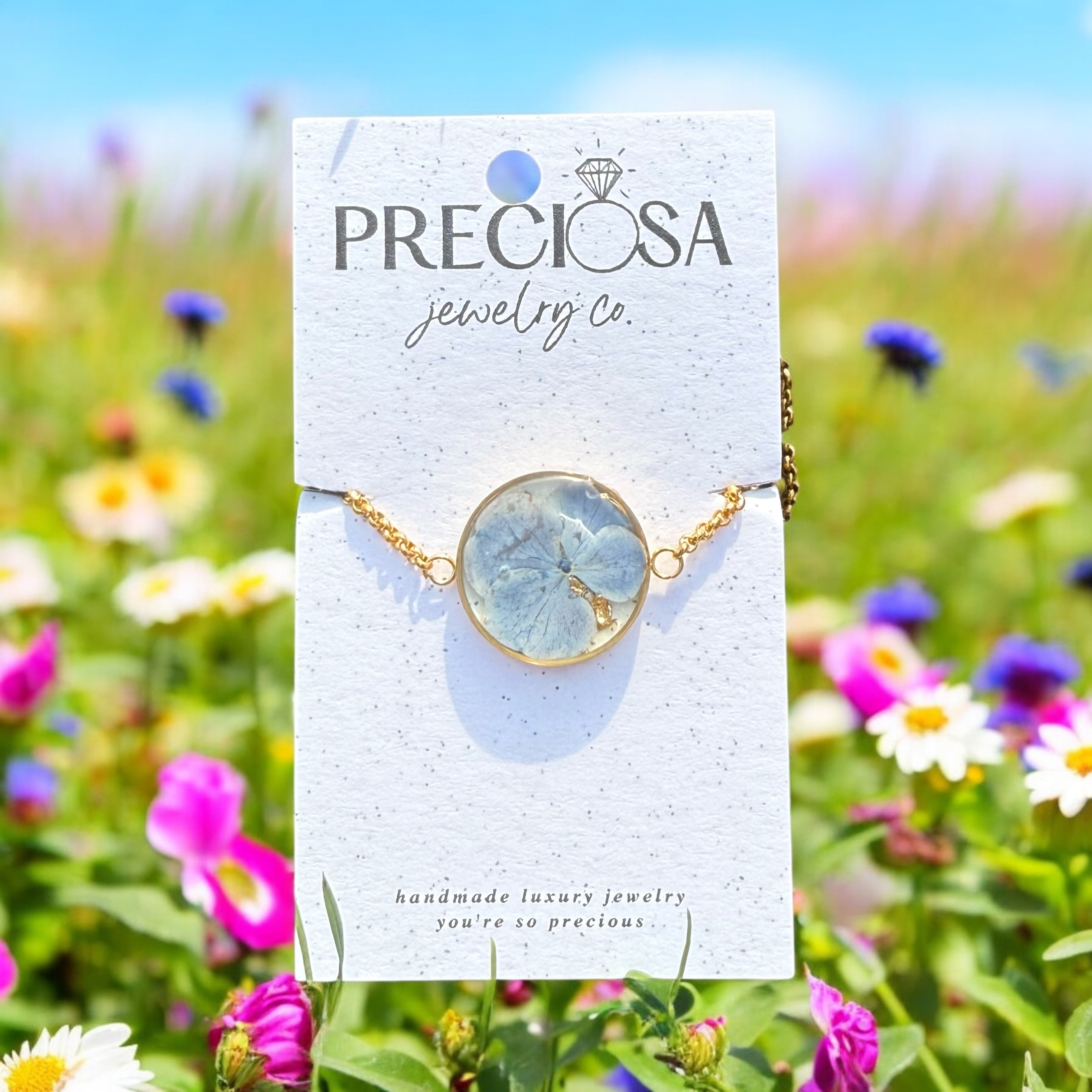Blue Bloom Bracelet