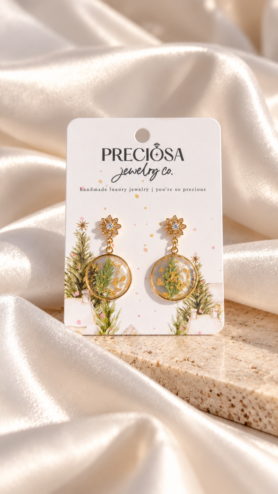 Wild Fern Earrings - Preciosa Jewelry Co.