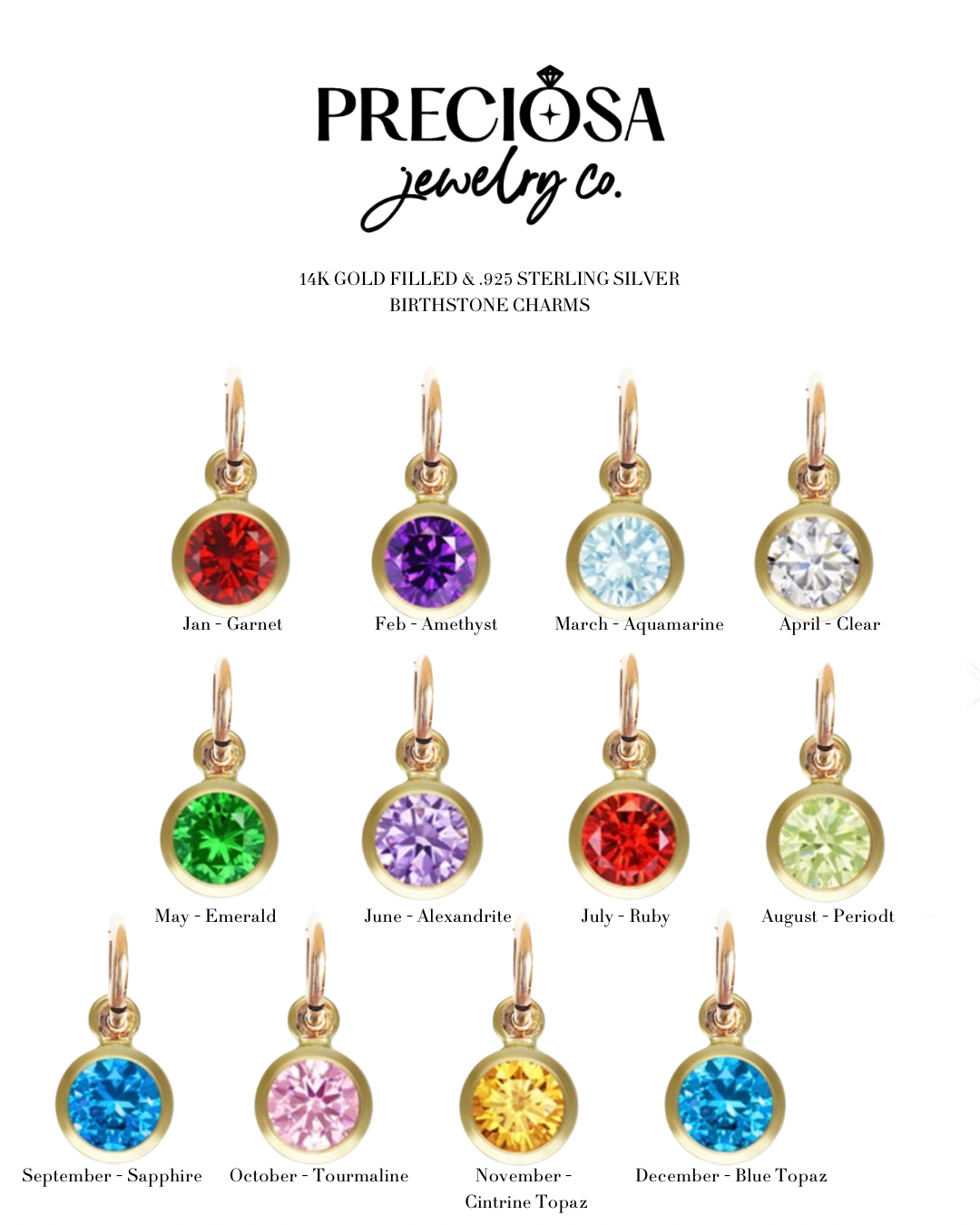 Birthstone Gold Filled Collection