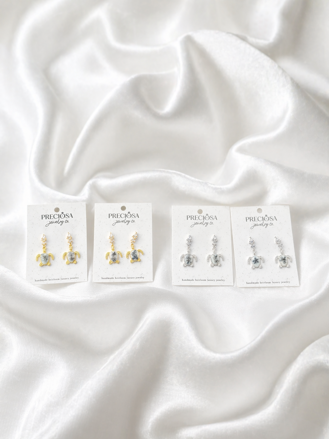 Tide Keeper Sea Turtle Earrings