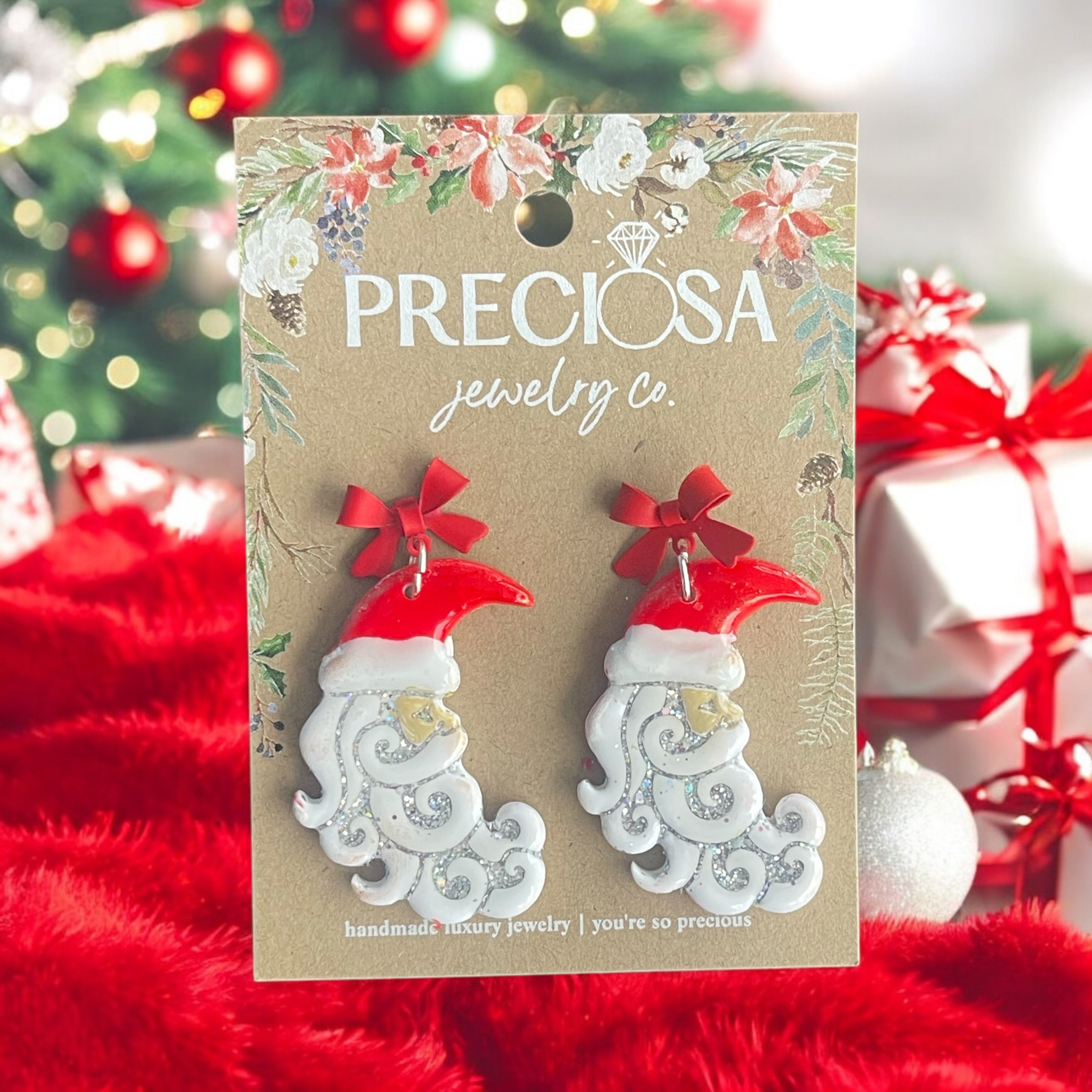 Santa Bow Baby Crescent Magic