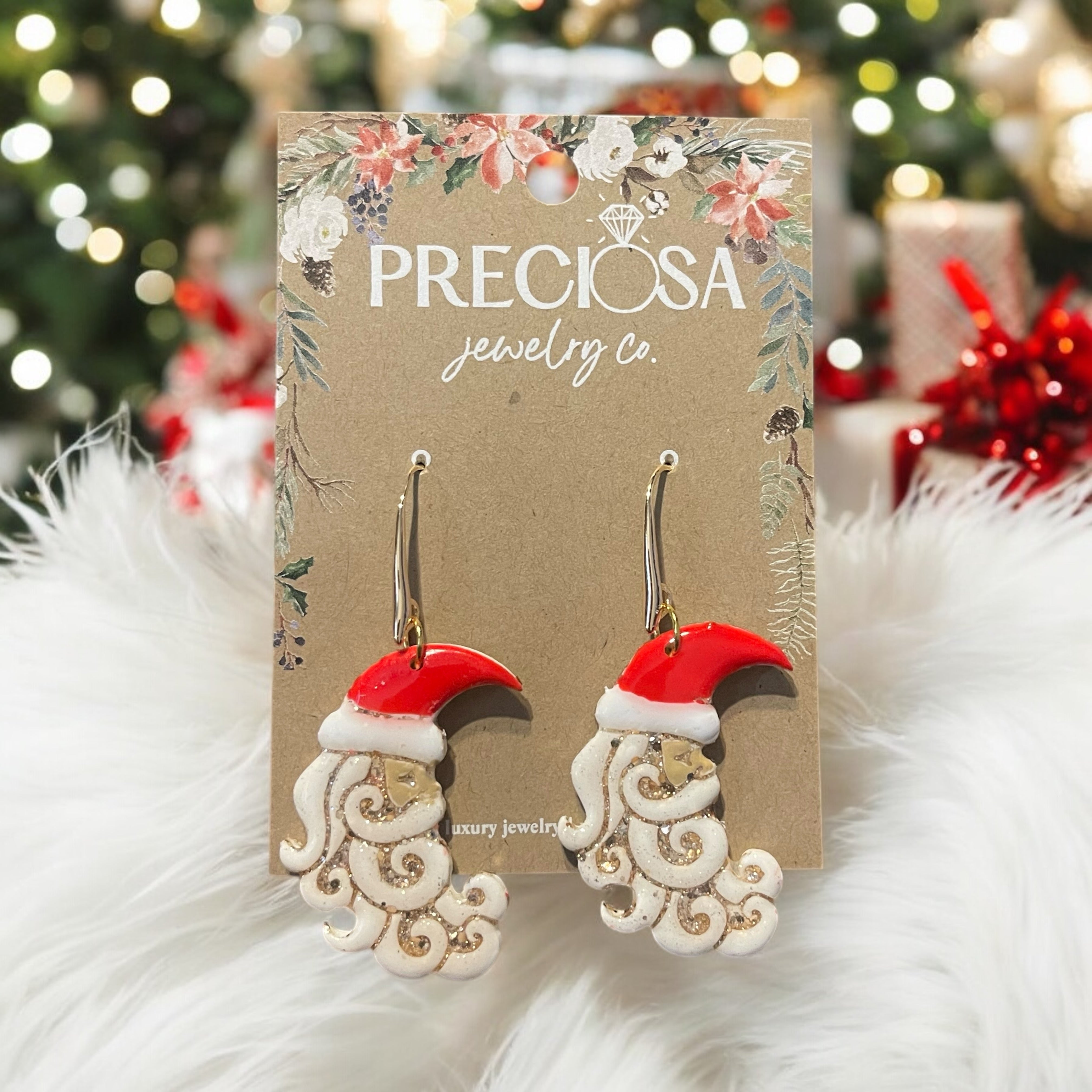 Luna Claus Earrings