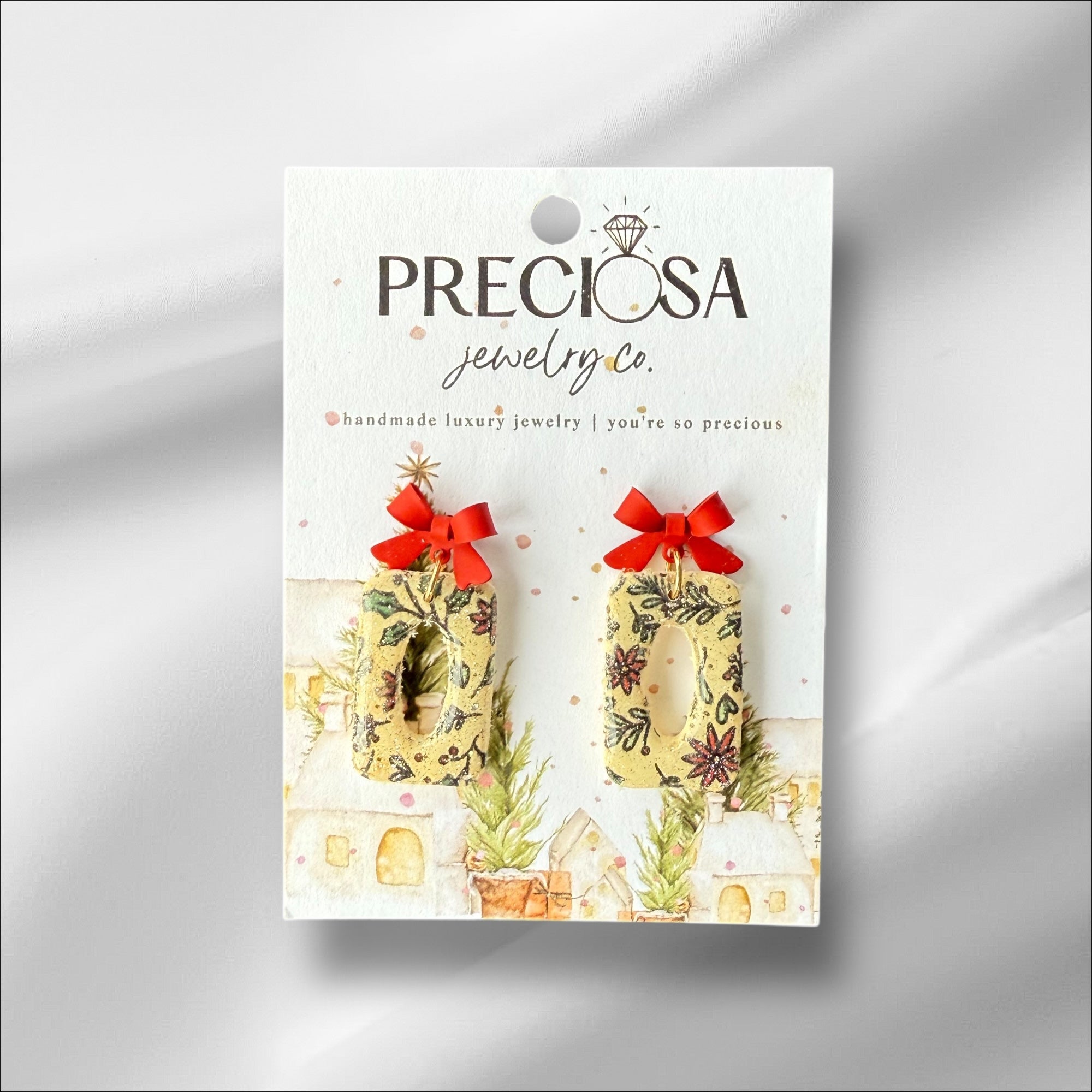 Assorted Clay Christmas Earrings