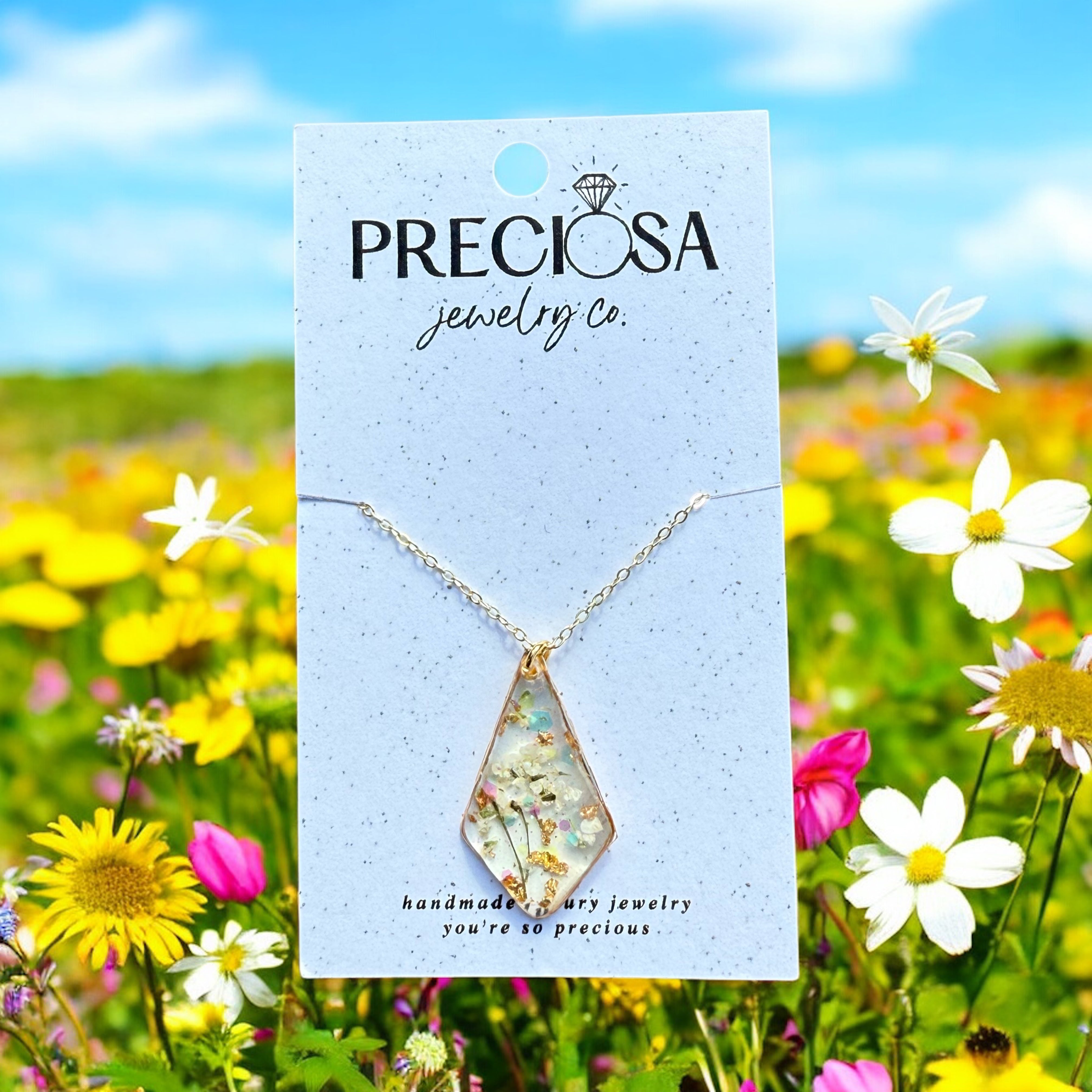 Confetti Wildflowers Pendant