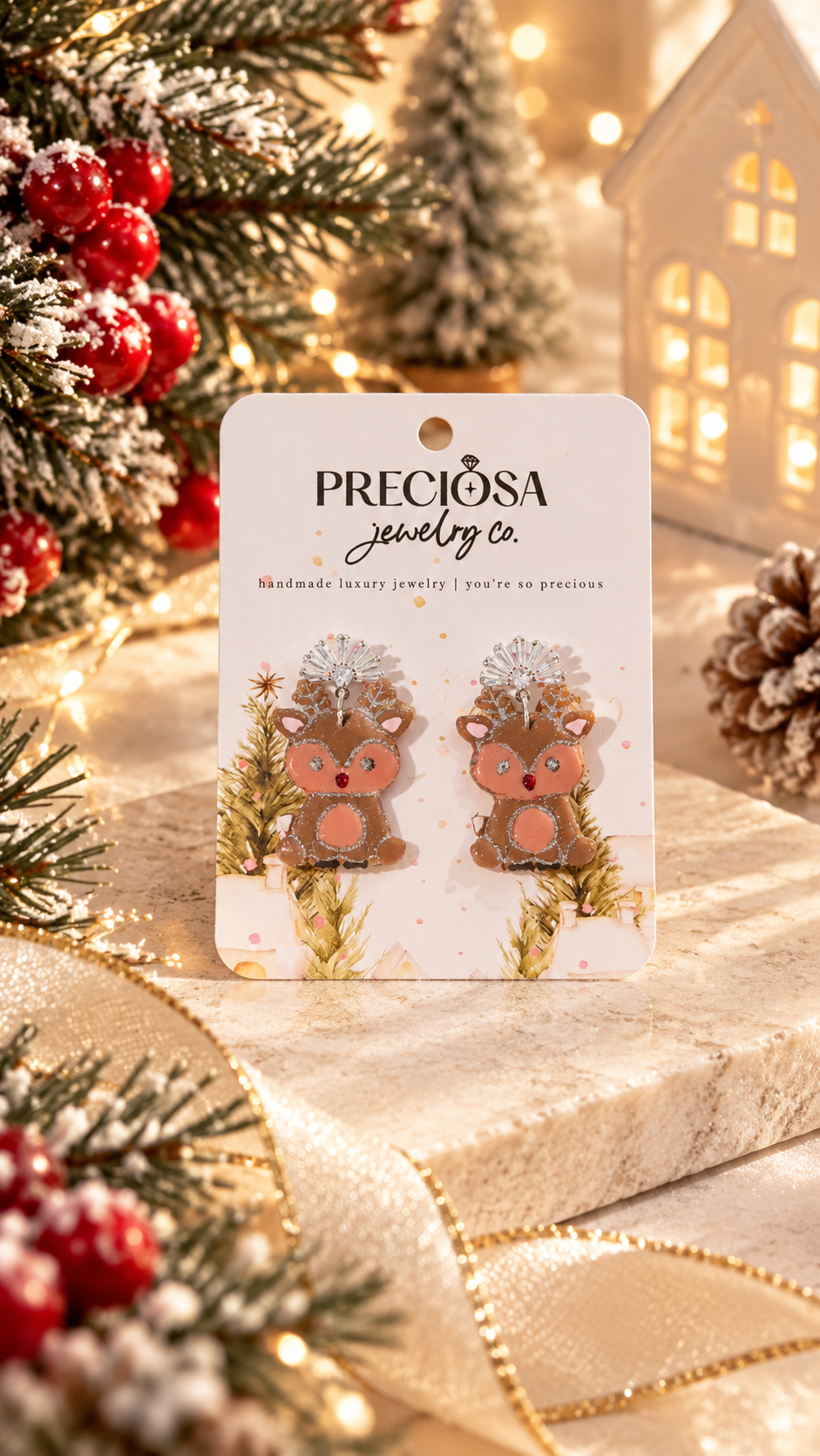 Rudolf the Rednose Reindeer - Preciosa Jewelry Co.